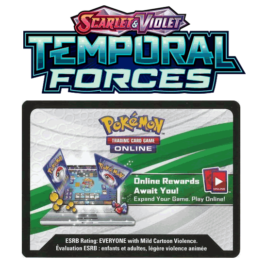 Temporal Forces ETB Online Code - Walking Wake (Pokemon TCG Live )