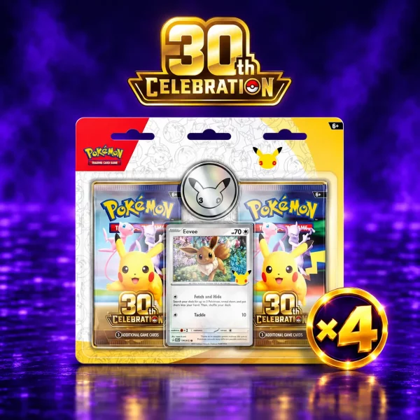 30th Celebration Eevee Blister Pack X4