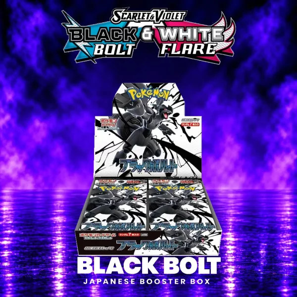 Pokemon TCG Scarlet & Violet Black Bolt SV11B Japanese Booster Box (20 Booster Packs)