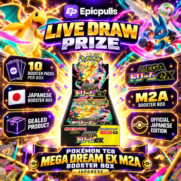 Pokemon TCG Mega Dream EX Japanese Booster Box | M2A | High Class Packs