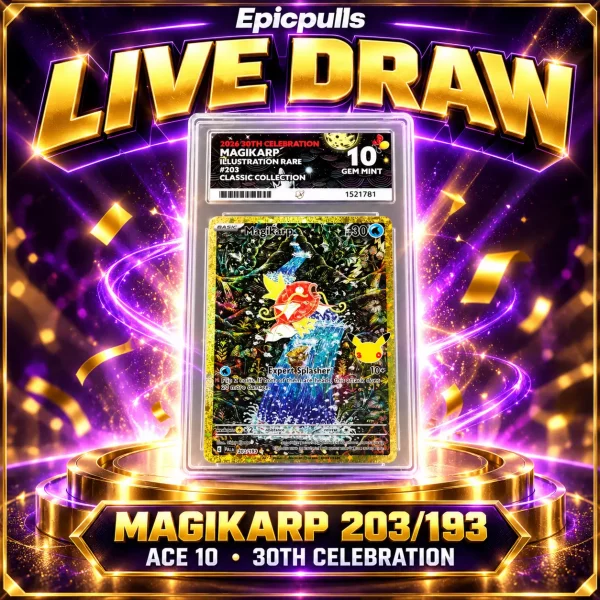 Magikarp 203/193 Classic Collection ACE 10 30th celebration